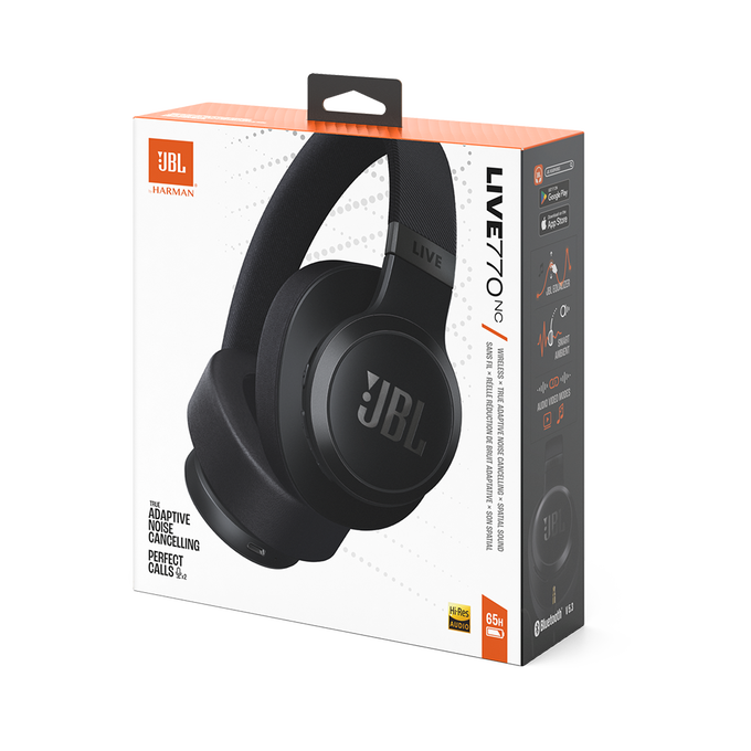 【なかなか美品】JBL LIVE 770NC JBL Live 770NC Kablosuz Kulak Üstü Kulaklık | Sharaf Electro KKTC